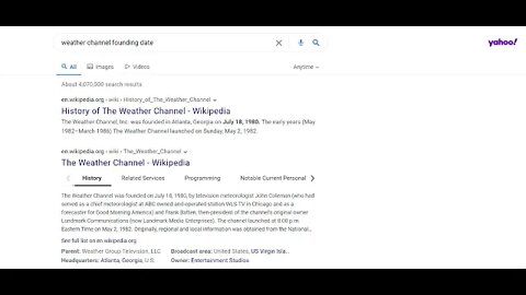 The Weather Channel was founded on 5/2 by 'John Coleman' #gematria #truth #numerology #kabbalah