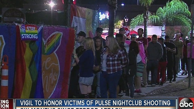 Vigil to honor victims of Pulse nightclub shooting