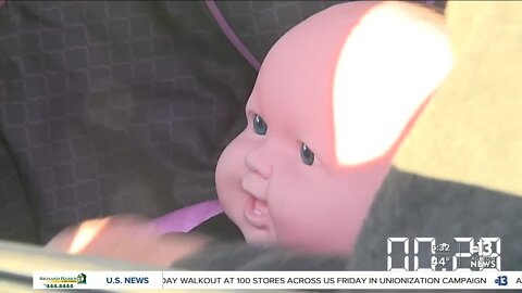 SafeKids demonstrates how to properly install a car seat
