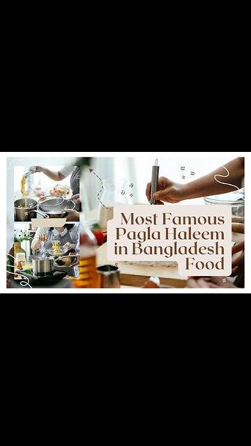 Most Famous Pagla Haleem in Bangladesh Food