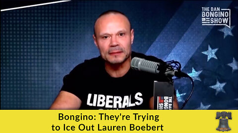 Bongino: They're Trying to Ice Out Lauren Boebert