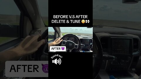 Stock V.S Deleted Exhaust on 2017 Ram 3500 😍😳
