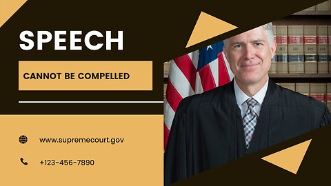 Speech cannot be compelled – SCOTUS
