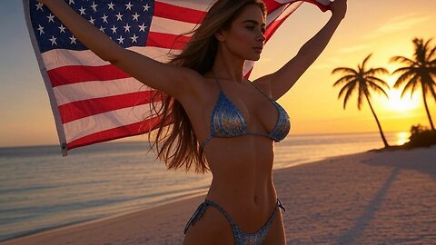 Bikini Christmas in America Celebration