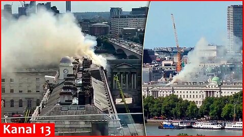 Fire breaks out in Somerset House, London’s large art venue