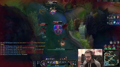 Bjergsen sylas 1v5 penta! TSM days