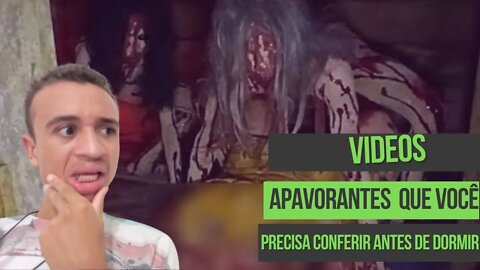 Ragindo VIDEOS ASSUSTADORES E APAVORANTES QUE VOCÊ PRECISA CONFERIR ANTES DE DORMIR - 2022