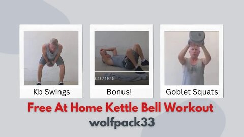 Kettlebell Workout Swings And Squats AND? (5 Rounds of FUN!)
