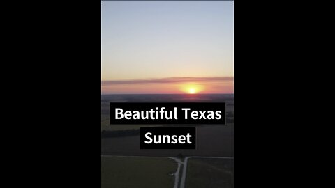 Beautiful Texas Sunset Drone Footage​