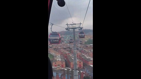 Riding on the Transmicable in Bogota Colombia 🇨🇴