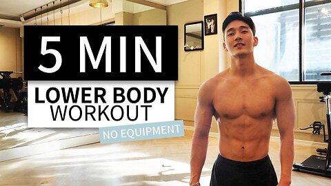 5 Minute Leg Workout, No Equipment