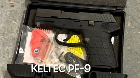 Keltec PF-9 7 round 9x19 pistol first shots. How does it do? 9mm luger parabellum