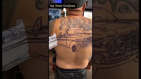Stunning Work By Jose Guijosa #shorts #tattoos #inked #youtubeshorts