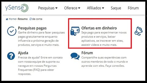 Ysense | Preenchendo pesquisas, ganhei R$ 1,25