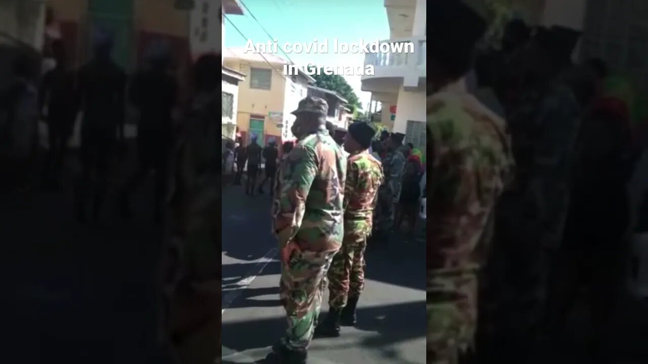 Anti covid protests in Grenada 🇬🇩 people are awakening
