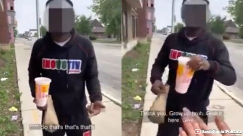Entitled Single Mom DEMANDS Baby Father Of ONE Bring ALL Her KlDS Food Then Throws It AWAY