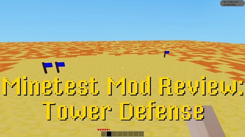 Minetest Mod Review: Tower Defense