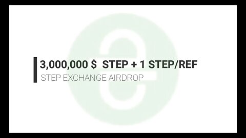 Finalizado - Airdrop Competição - 1STEP - 3.000.000 STEP + 1/REF