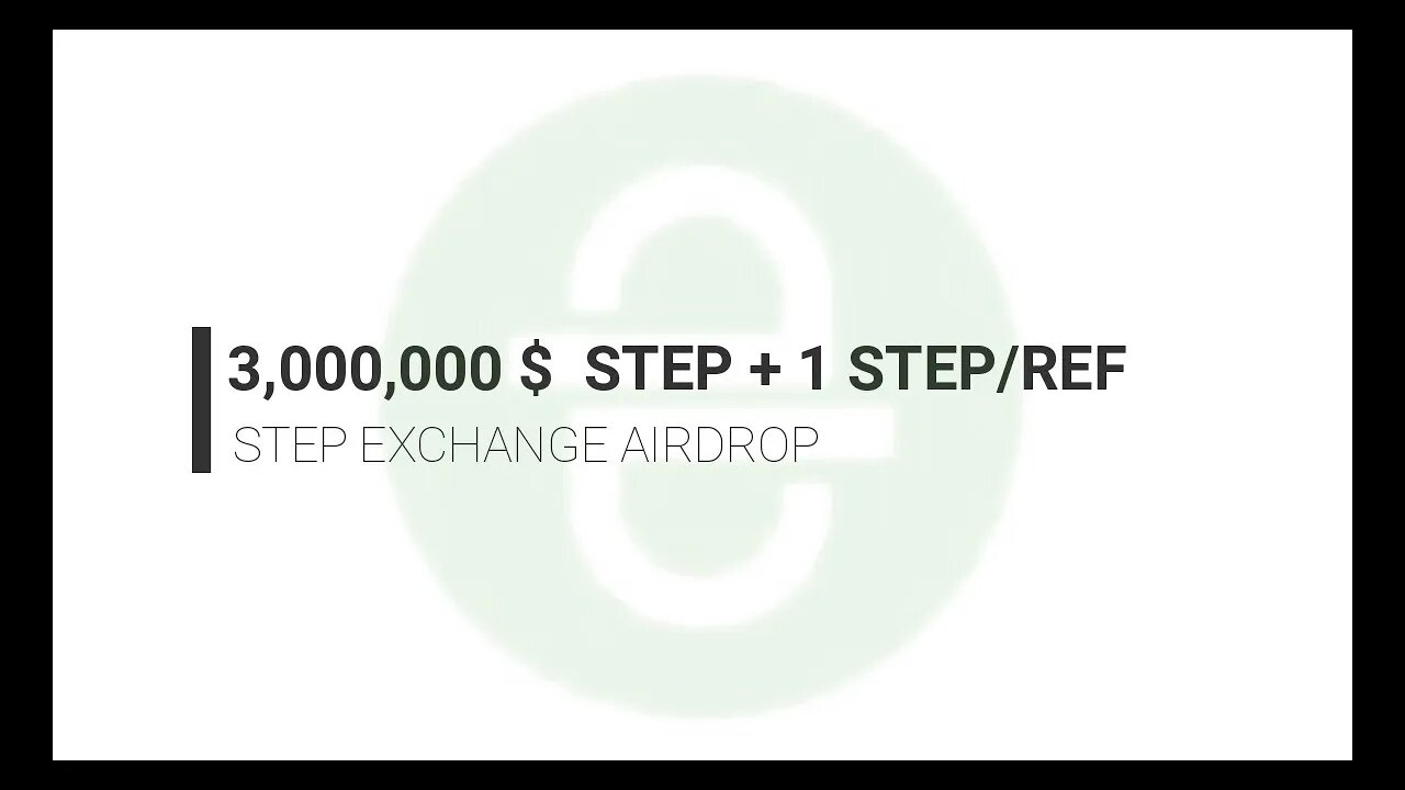 Finalizado - Airdrop Competição - 1STEP - 3.000.000 STEP + 1/REF