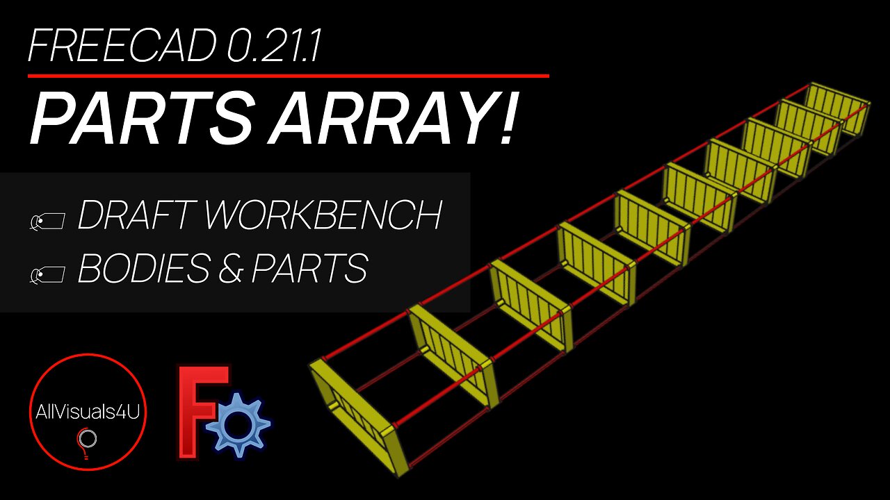 🎹 FreeCAD Pattern - FreeCAD Draft Workbench - FreeCAD Part