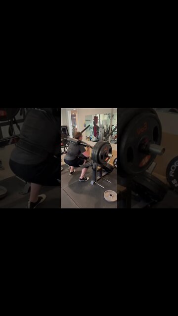 Squatting heavy with bands