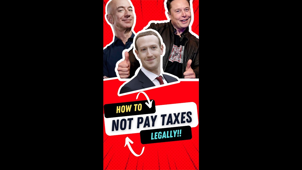 How to NOT pay taxes LEGALLY (Smart Money Tactics - Save Money Online) #shorts