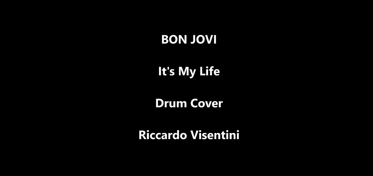 Bon Jovi - It's my life - Drum Cover