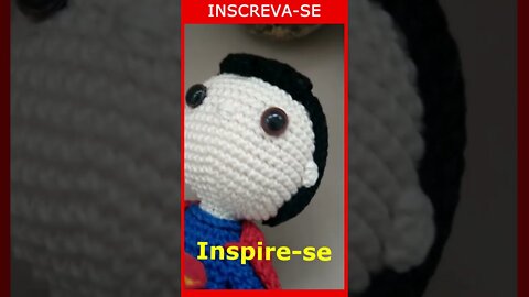 SUPERMAN RECEITA AMIGURUMI COMPLETA GRÁTIS #SHORTS