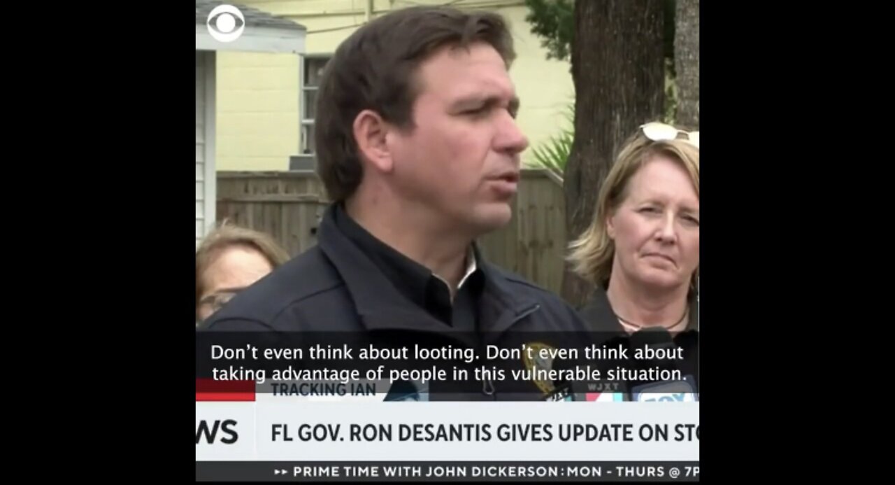 DeSantis Warns Looters That Floridians Will Shoot Them In The Face