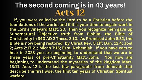 Acts 12. Those of us counted as righteous are much like Cornelious.