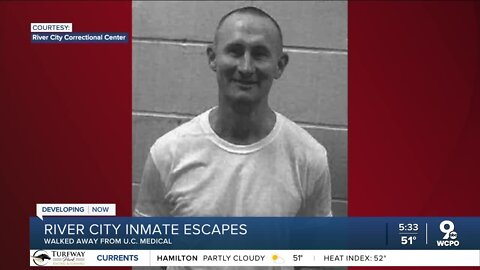 Inmate escapes custody