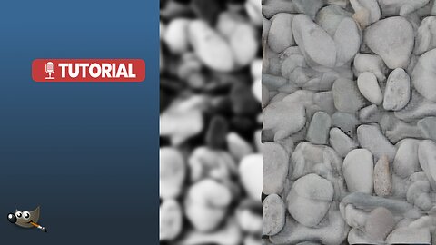 Making displacement maps in GIMP | Tutorial #textures #materials