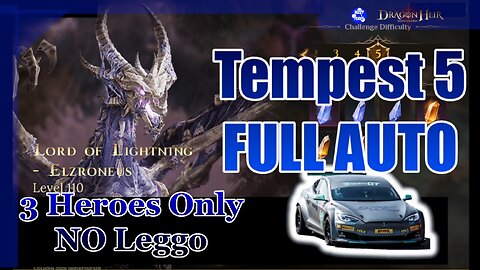 🗲🗲 Tempest Domain 5 ONLY 3 HEROES! NO LEGGO F2P FULL AUTO! 🗲🗲