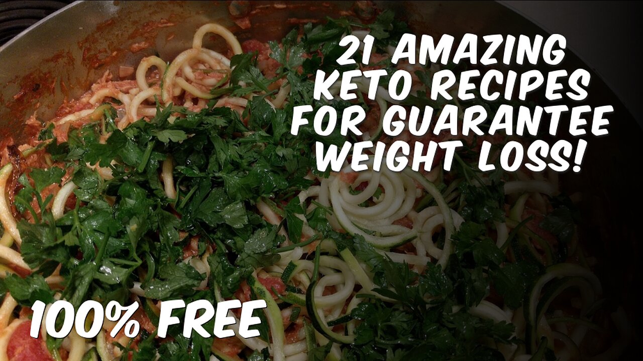 21 FREE Keto Recipes for weight loss!