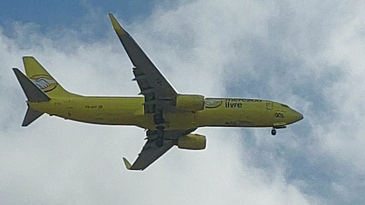 Boeing 737-8EH(BCF) PS-GFA Mercado Livre vindo de Guarulhos para Fortaleza