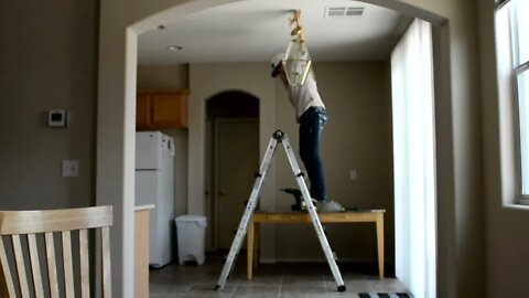 Light Installation Fail! #MegaFails #Shorts