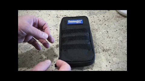 Gunmaster Universal 32 Piece Field Pistol Cleaning Kit unboxing and overview.