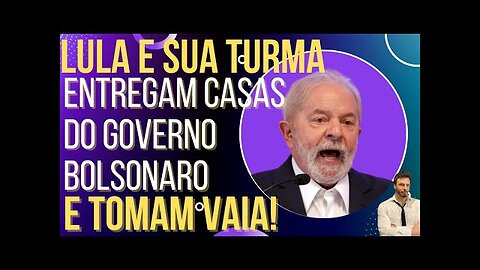 OI LUIZ - Lula e sua turma tomam vaia ao entregar casas do governo Bolsonaro!