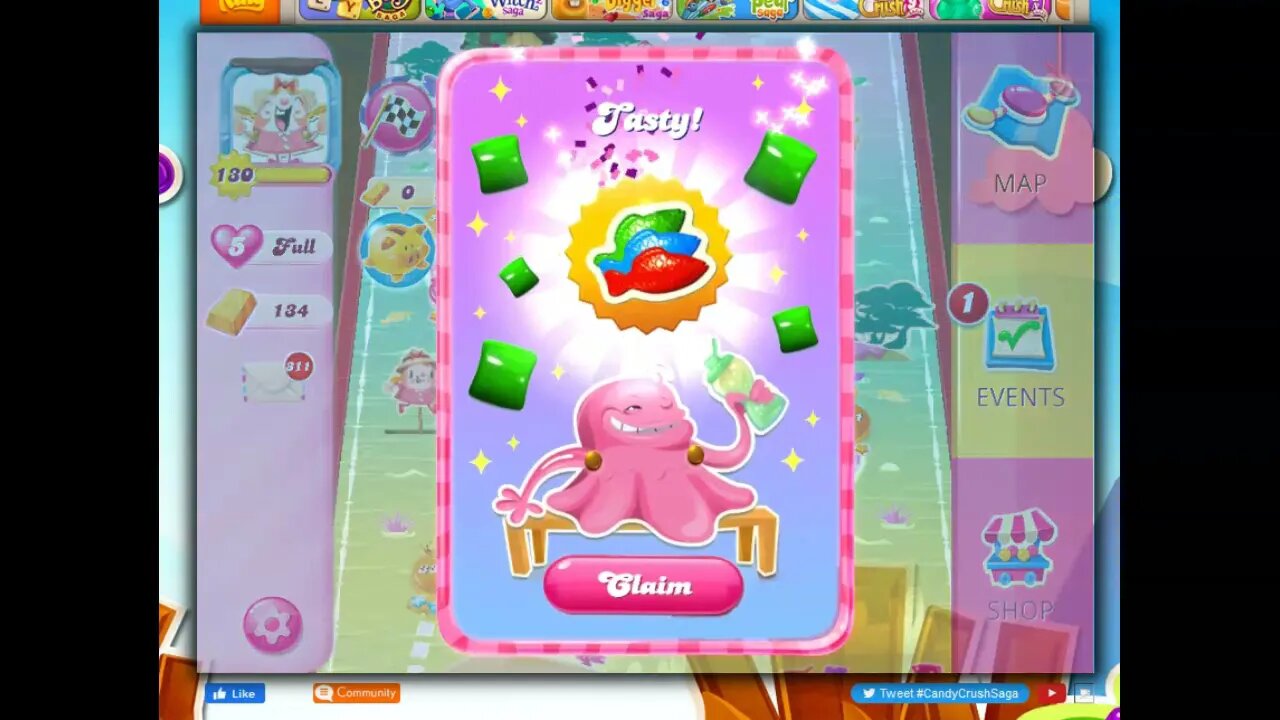 All Stars Cooldown, hopefully on the way to the semifinals in Candy Crush Saga!