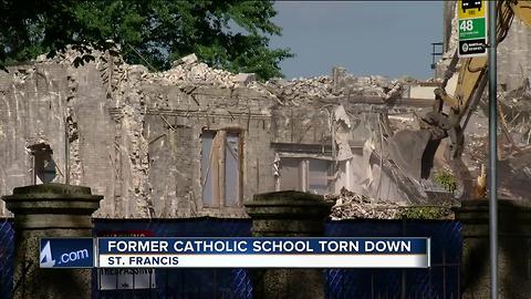 Demolition begins at old St. Mary's Academy