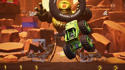 A bit of Destruction ┃ Hot Wheels Monster Trucks ┃ Racing and Stunts