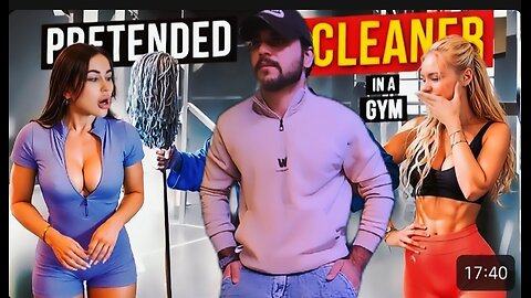 CRAZY CLEANER shocks GIRLS in a GYM prank 6 _ Aesthetics in Public_HD_60fps