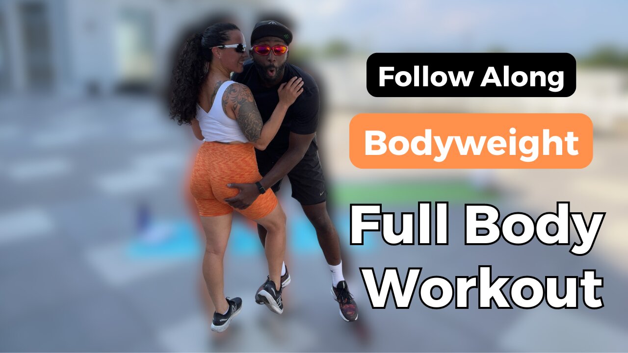 Follow Along 4 Exercise Routine (Full Body Workout)