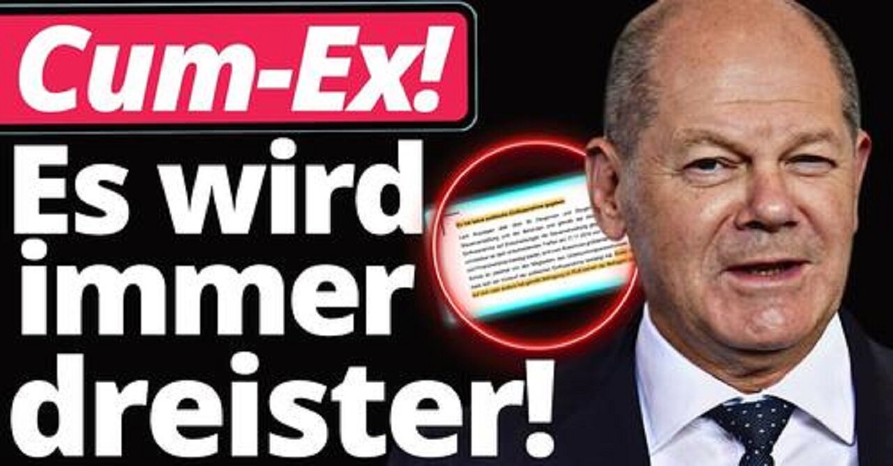 Hochbrisant: Scholz Manipulation fliegt auf! (Cum-Ex Bericht)