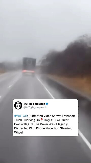 Distracted Driving On Highway