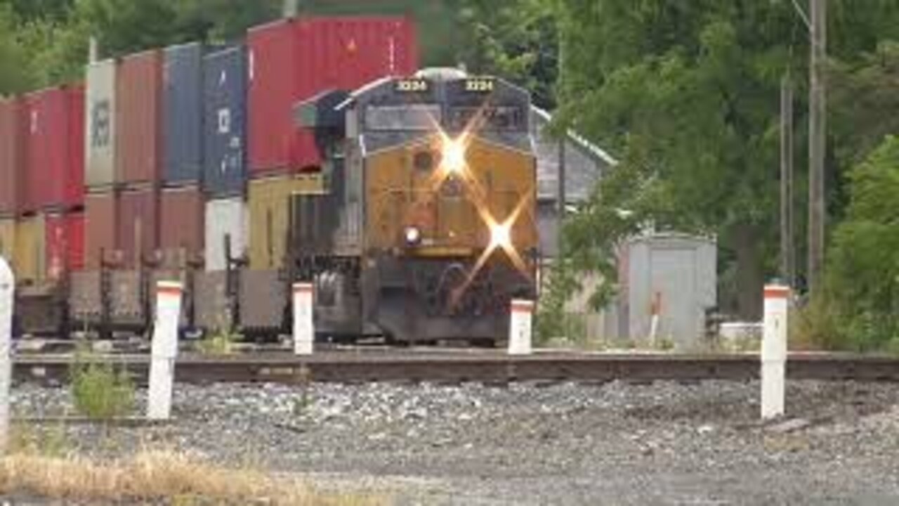 CSX I135 Intermodal Train from Fostoria, Ohio July 23, 2022