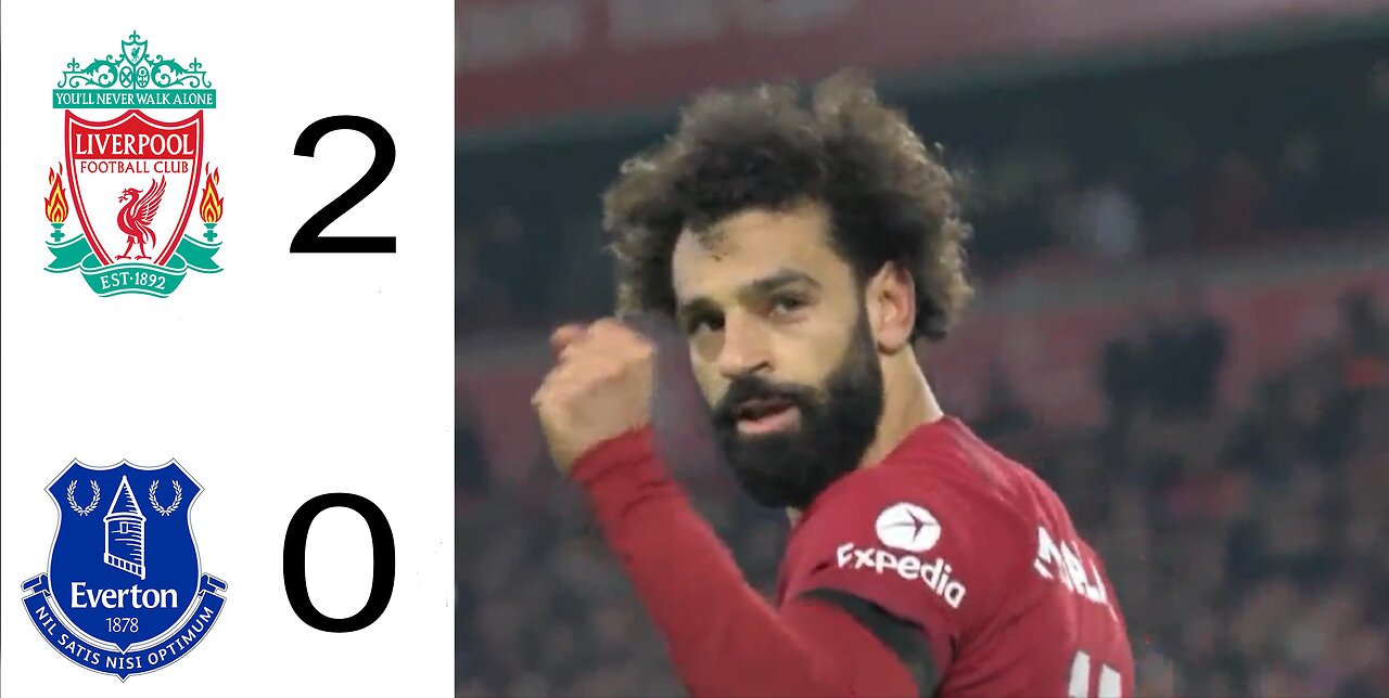 Summary of the match between Liverpool and Everton