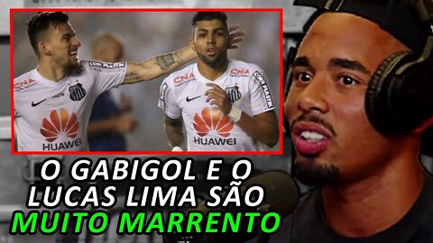 GABRIEL JEJUS SOBRE GABIGOL E LUCAS LIMA (GABRIEL JESUS - Podpah #443) FlowPah Cortes