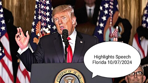 President Donald Trump Speech ❤️🔥 (Highlights) 2024 (10/07/2024)