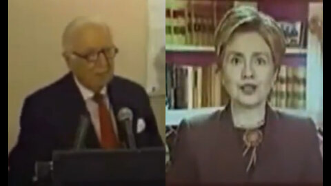 NEW WORLD ORDER, WALTER CRONKITE w HILARY CLINTON 1999